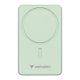Power bank, külső akkumulátor, vezeték nélküli, 10.000mAh, VERBATIM "Charge n Go Essentials", zöld