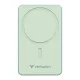 Power bank, külső akkumulátor, vezeték nélküli, 10.000mAh, VERBATIM "Charge n Go Essentials", zöld