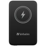 Hordozható akkumulátor, vezeték nélküli töltés, 10000 mAh, VERBATIM "MCP-10, fekete