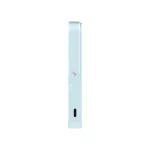 Power bank, külső akkumulátor, mágneses (vezeték nélküli), 10.000mAh, kitámasztó, VERBATIM "Charge n Go", kék