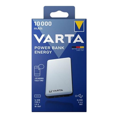 Hordozható akkumulátor, 10000 mAh, VARTA