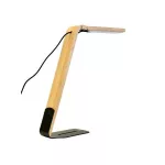 Asztali lámpa, LED, 4 W, ALBA "Ledaika", fa