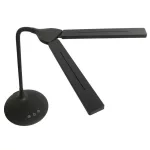 Asztali lámpa, LED, 6 W, ALBA "Ledtwin", fekete