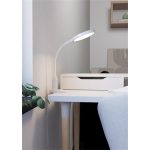 Asztali lámpa, CCT LED, felfogatható, CCT LED, 5 W, érintőkapcsoló, EGLO "Lauro", fehér