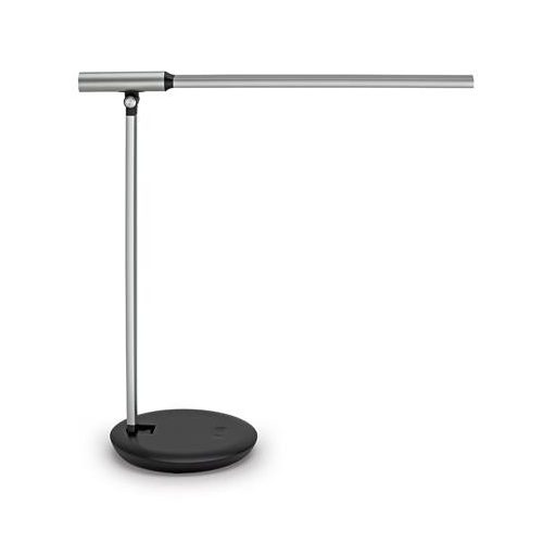 Asztali lámpa, LED, szabályozható, USB, MAUL "Rubia colour vario", szürke