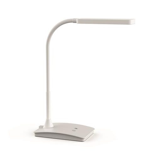Asztali lámpa, LED, szabályozható, MAUL "Pearly colour vario", fehér