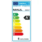 Asztali lámpa, LED, szabályozható, MAUL "Pearly colour vario", fehér