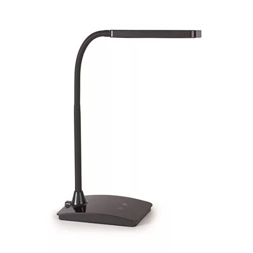 Asztali lámpa, LED, szabályozható, MAUL "Pearly colour vario", fekete