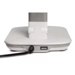Asztali lámpa, LED, szabályozható, USB, MAUL "Jazzy", fehér