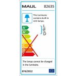 Asztali lámpa, LED, nagyító, MAUL "Viso", fehér