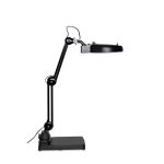 Asztali lámpa, LED, nagyító, MAUL "Viso", fekete