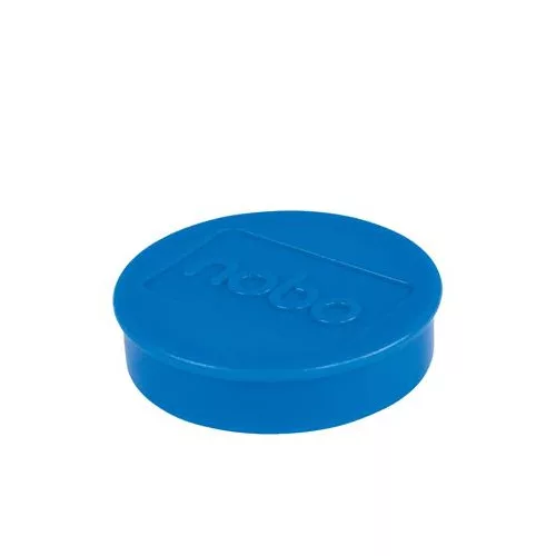 Mágneskorong, erős, 38 mm, 10 db, NOBO, kék