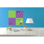 Üzenőtábla, mágneses, írható, lila, 36x36 cm, NOBO/REXEL