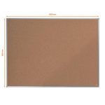 Parafatábla, 120x90 cm, alumínium keret, NOBO "Essence"