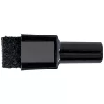 Táblamarker, kúpos hegyű, 2 mm, mágneses kupakkal, NOBO, fekete