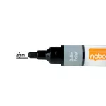 Táblamarker, folyékonytintás, kúpos, 1-3 mm, NOBO, vegyes színek