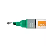 Táblamarker, vágott hegyű, 4 mm, NOBO, zöld