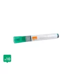 Táblamarker, vágott hegyű, 4 mm, NOBO, zöld