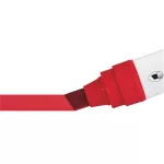 Táblamarker, vágott hegyű, 10 mm, NOBO "Glide", piros