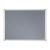 Üzenőtábla, alumínium keret, 60x45 cm, NOBO "Essentials", szürke