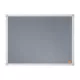 Üzenőtábla, alumínium keret, 60x45 cm, NOBO "Essentials", szürke