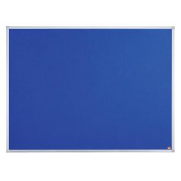  Üzenőtábla, alumínium keret, 120x90 cm, NOBO "Essentials", kék