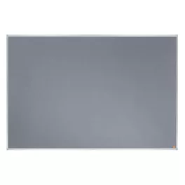   Üzenőtábla, alumínium keret, 180x120 cm, NOBO "Essentials", szürke
