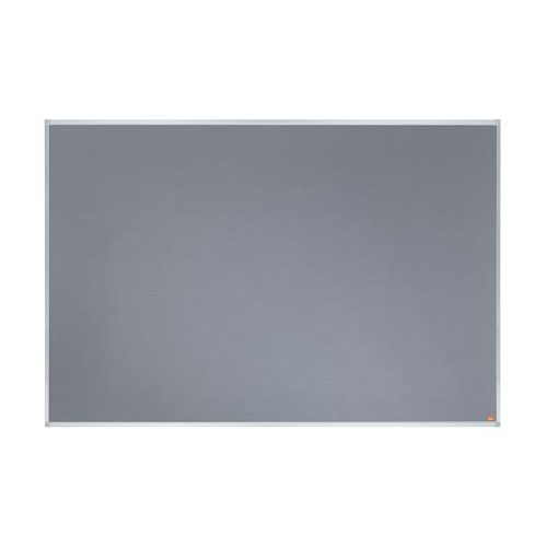 Üzenőtábla, alumínium keret, 180x120 cm, NOBO "Essentials", szürke