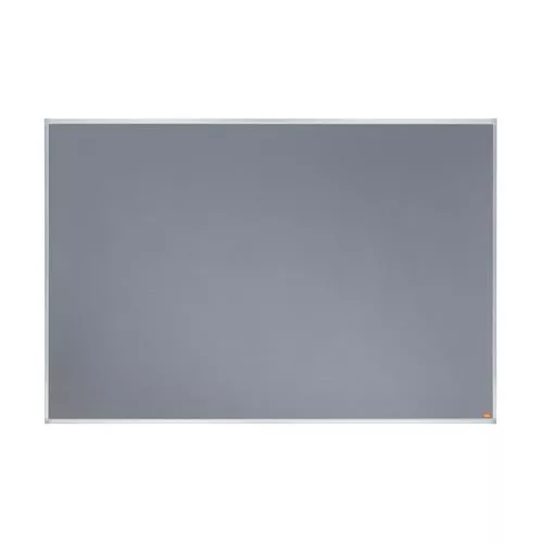 Üzenőtábla, alumínium keret, 180x120 cm, NOBO "Essentials", szürke