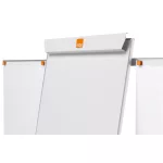 Flipchart tábla, mágneses felület, 2 db segédkarral, NOBO "Essentials", fehér