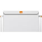 Flipchart tábla, mágneses felület, 2 db segédkarral, NOBO "Essentials", fehér