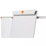 Flipchart tábla, mágneses felület, 2 db segédkarral, NOBO "Essentials", fehér