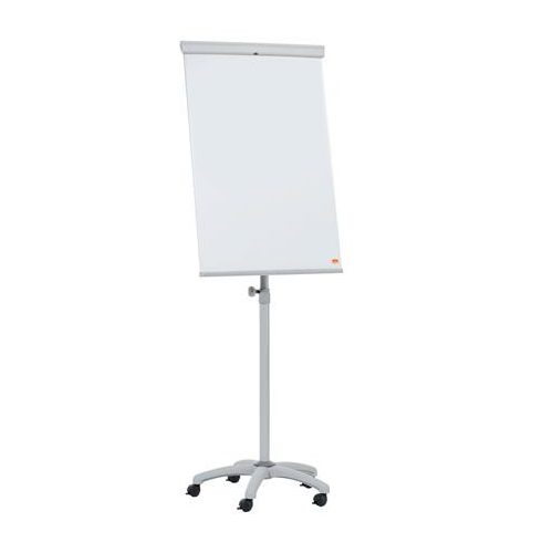 Flipchart tábla, mobil, mágneses felület, NOBO "Essentials", fehér