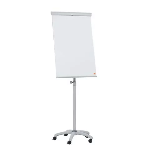 Flipchart tábla, mobil, mágneses felület, NOBO "Essentials", fehér