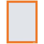Posztertábla, fali, A4 méret, műanyag keret, 2 db, NOBO, narancs