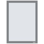 Posztertábla, fali, A4 méret, műanyag keret, 2 db, NOBO, ezüst