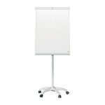 Flipchart tábla, mobil, mágneses felület, 70x100 cm, EcoLabel, NOBO "Premium Plus", fehér