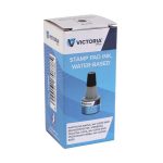 Bélyegzőfesték, 30 ml, VICTORIA OFFICE, fekete