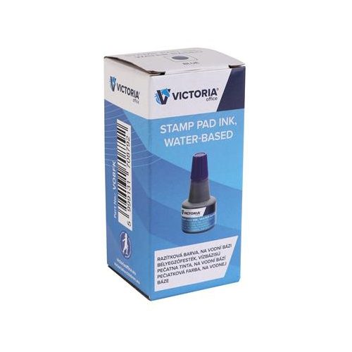 Bélyegzőfesték, 30 ml, VICTORIA OFFICE, kék