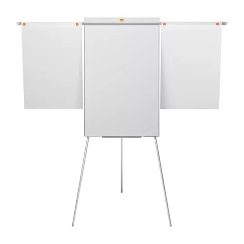 Flipchart tábla, mágneses felület, 2 db segédkarral, 68,5x100 cm, NOBO "Impression Pro"