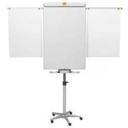   Flipchart tábla, mobil, mágneses felület, 2 db segédkarral, NOBO