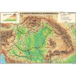 Könyökalátét, kétoldalas, STIEFEL "Magyarország domborzata/ Kárpát medence domborzata "