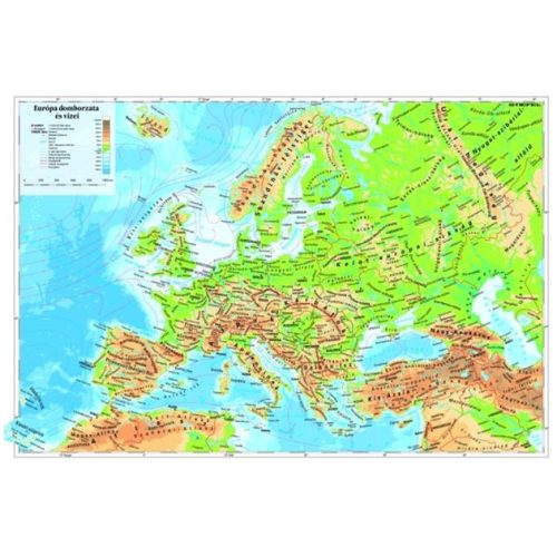 Könyökalátét, egyoldalas, STIEFEL "Európa dombozata"