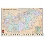 Könyökalátét, kétoldalas, STIEFEL, "Antik Magyarország 1876/Magyarország járásai"