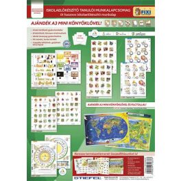   Tanulói munkalap csomag, 5 munkalap, 1 alátét, filc, STIEFEL "Iskolaelőkészítő"