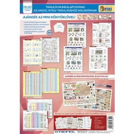   Tanulói munkalap csomag, 5 munkalap, 1 alátét, filc, STIEFEL "Angol haladóknak"