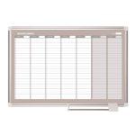 Heti tervezőtábla, mágneses, 90x60 cm, VICTORIA VISUAL