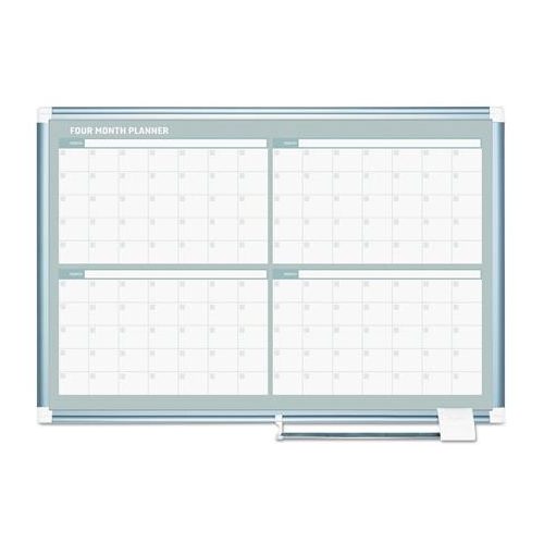 Négy havi tervezőtábla, mágneses, 90x60 cm, VICTORIA VISUAL