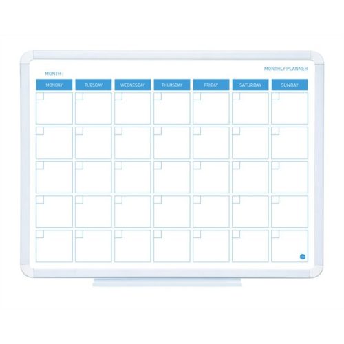 Havi tervezőtábla, mágneses, 45x60 cm