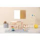 Kombitábla, 60x80 cm, fakeret, VICTORIA VISUAL